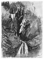 Mountains and Stream, Faido, John Singer Sargent (American, Florence 1856–1925 London), Watercolor and graphite on off-white wove paper, American
